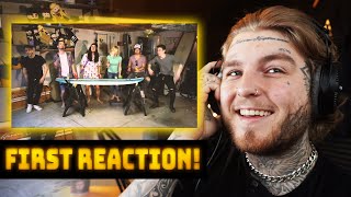 FIRST REACTION To  | Hello - Walk off the Earth + Myles & Isaac - Tap Dance Cover (AMAZING!)