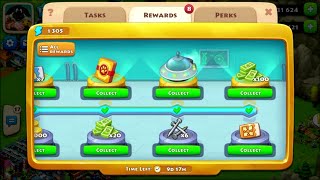 TOWNSHIP Collecting all Rewards from Gold pass