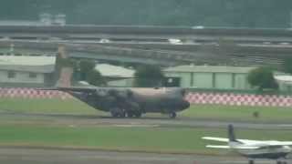 中華民國空軍 ROCAF C-130H Hercules 1312 運輸機從松山機場起飛