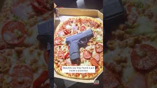 Gun Found Inside Pizza Box During Traffic Stop: Cops #shorts