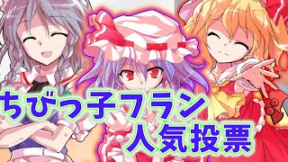 【ゆっくり茶番劇】第３回　人気投票　≪ちびっ子フランは生徒会長≫