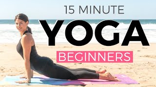 15 minute Morning Yoga for Beginners 🔥 WEIGHT LOSS edition 🔥 Beginners Yoga Workout