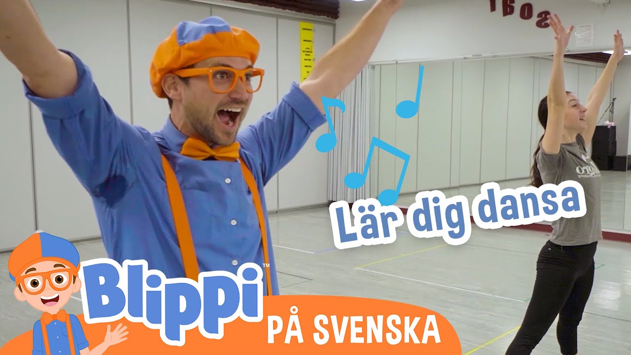 Blippi Svenska | Rör Dig Och Dansa Med Blippi - Lär Dig Dansa ...