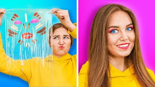 EXTREME MY MAKEOVER CHALLENGE || Funny DIY Crafts Makeup Hacks! Beauty Gadgets By 123 GO! TRENDS