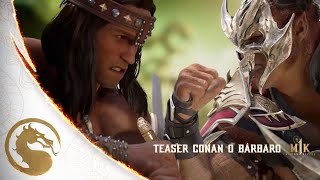 Conan, o Bárbaro, entra para o elenco de #MortalKombat1 em 21 de janeiro de 2025!