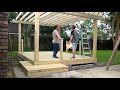 Deck / Pergola Build - Timelapse & Tour - Summer 2020