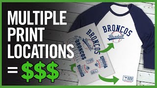 Boost Your T-Shirt Value with Multiple Print Locations | Heat Printing Tips