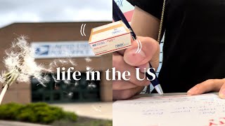 [to japan.]アメリカ郵便局で日本の友達へ贈り物をする1日。#海外生活 #アメリカ生活 #usps #daily #vlog