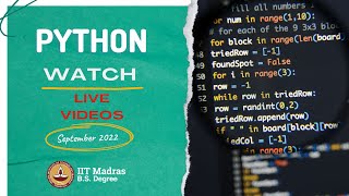Python - Live Coding 1 - Week 2