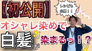 これで染まる！？次世代の白髪染め【SHEA.表参道】