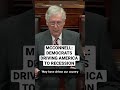 #MitchMcconnell : Democrats may have driven Americans towards recession