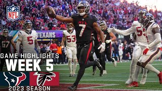 Houston Texans vs. Atlanta Falcons Game Highlights | NFL 2023 Week 5