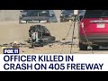 405 Fwy crash: Manhattan Beach police officer killed