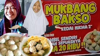 MUKBANG BAKSO SEPUASANYA SAMPAI KENYANG, BAKSO KUAH PEDAS.