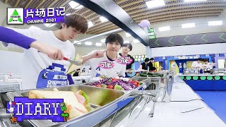 Want to See More Cafeteria's Daily Records? We Got U~ 又有一波学员来打饭，干饭人又双叒登场了~ | 片场日记 Filming Set Diary