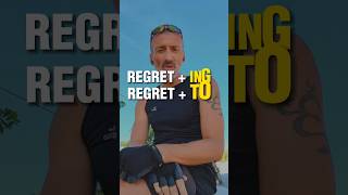 How to use regret. Gerunds | Infinitive. Speak English fluently and Professionally.