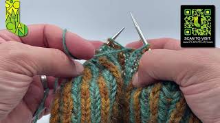 Off-Set Left-Leaning Single Decrease In Stocking-Stitch DKBrioche — A Sockmatician Tutorial