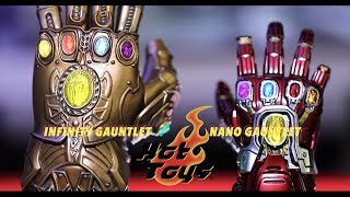 INFINITY GAUNTLET & NANO GAUNTLET | HOTTOYS 1/4th scale | UNBOXING