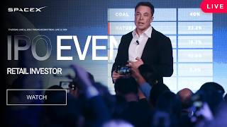 LIVE. Elon Musk's First Trillion-Dollar Interview: SpaceX IPO & SPCX Target Price
