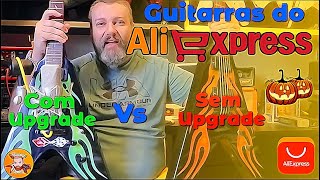 Guitarras do AliExpress #6 - Comparando duas guitarras do ali Réplicas da ESP Jh-1 - Chibson
