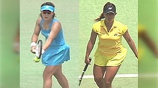 福岡国際女子テニス2010 準々決勝 藤原里華 VS 秋田史帆