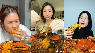 MAKAN SEAFOOD TUMPAH SAUS PADANG PEDAS NAGIHHH🤤🥵‼️ KOMPILASI MUKBANG TIKTOK