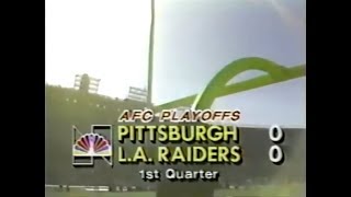 1983 AFC Divisional Playoff - Steelers vs. Raiders