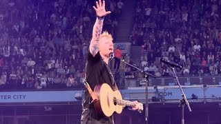 Ed Sheeran - Overpass Graffiti 11/06/2022 Mathematics Tour - Etihad Stadium, Manchester