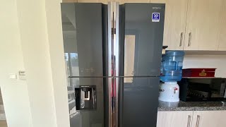 UNBOXING OUR NEW HITACHI R-W760 REFRIGERATOR FRENCH DOOR! THIS IS HUGE!