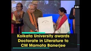 Kolkata University awards Doctorate in Literature to CM Mamata Banerjee - West Bengal News