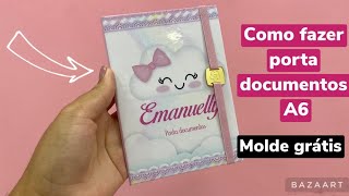 Como fazer porta documentos A6 + iniciando mais uma semana de pedidos !