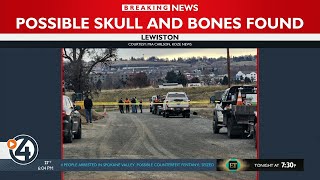 Possible skull and bones found under Memorial Bridge in North Lewiston