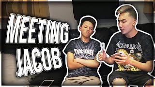 Meeting Jacob Sartorius for the first time!!!