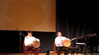 Azeri Naghara drummers in MGU (Moscow State University)