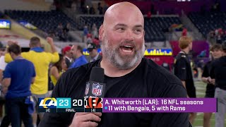 Andrew Whitworth Discusses How Rams Overcame Adversity to Win Super Bowl LVI