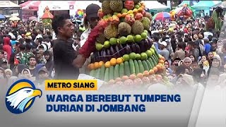 Ribuan Warga Berebut Tumpeng Durian di Jombang - [Metro Siang]