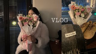 [vlog] 일상 브이로그ㅣ3주년 기념일ㅣ마장동 한우코스 맛집 추천!! 꼭 저장해주세요…⭐️(안보면 후회함)ㅣ한우드림ㅣ더현대서울