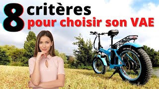 8 CRITÈRES pour BIEN CHOISIR votre VÉLO à ASSISTANCE ÉLECTRIQUE *VÉLOBECANE*