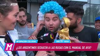 Los argentinos a full chamullando en Rusia, mirá la técnica que utilizan