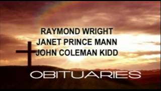 Obituaries for Oct. 3rd brought to you by Radney Smith Funeral Home...