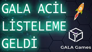 GALA GAMES YENİ BORSA HABERİ GELDİ ACİL ! GALA CİDDİ YÜKSELİŞ GELİYOR MU?