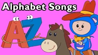 Alphabet Roundup and More ABC Songs | Nursery Rhymes from Mother Goose Club