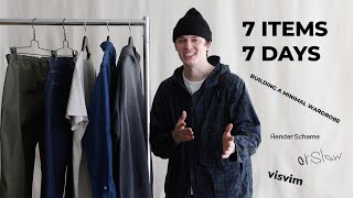 Building a Minimal Wardrobe w/orSlow, Hender Scheme, and Visvim | 7 Items →  7 Fits [Ep 1]