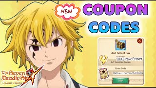 New🔥7DS Coupon Codes: Diamonds, Tickets | Seven Deadly Sins Grand Cross Codes 2024 | 7DS Codes