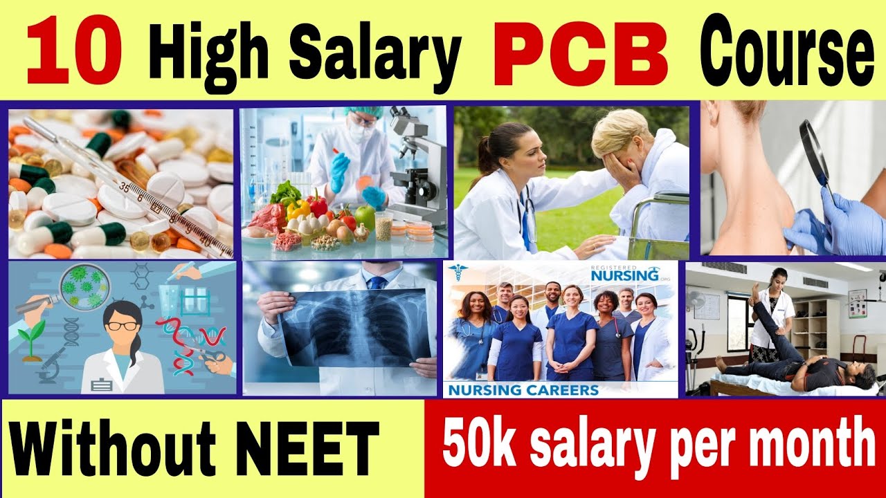 10 High Salary Jobs For Pcb Students | Career After 12th Pcb - YouTube