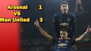 Arsenal vs Manchester United FA CUP 1-3