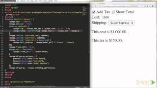 Learning AngularJS Tutorial: Interaction | packtpub.com