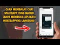 cara membalas pesan whatsapp tanpa buka aplikasi