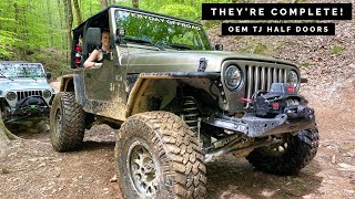 Finally FINISHING My OEM Jeep TJ Half Doors!