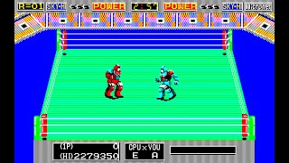 Sharp X1 Game: Robo Wres 2001 (1986 Micronet)